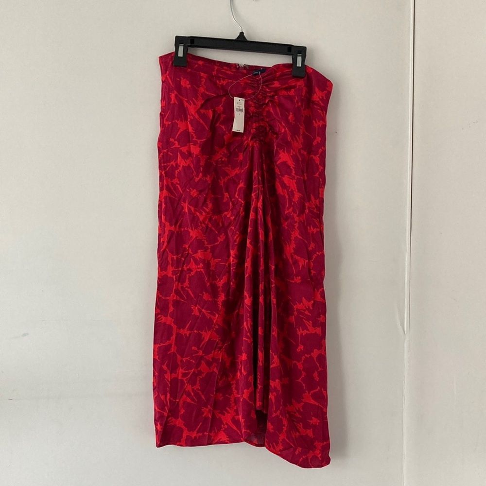 GAP Red Midi Skirt
